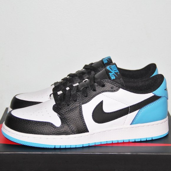 Nike Air Jordan 1 Low GS UNC 6Y 6.5Y 7Y Womens 7.5 8 8.5 - Picture 2 of 7
